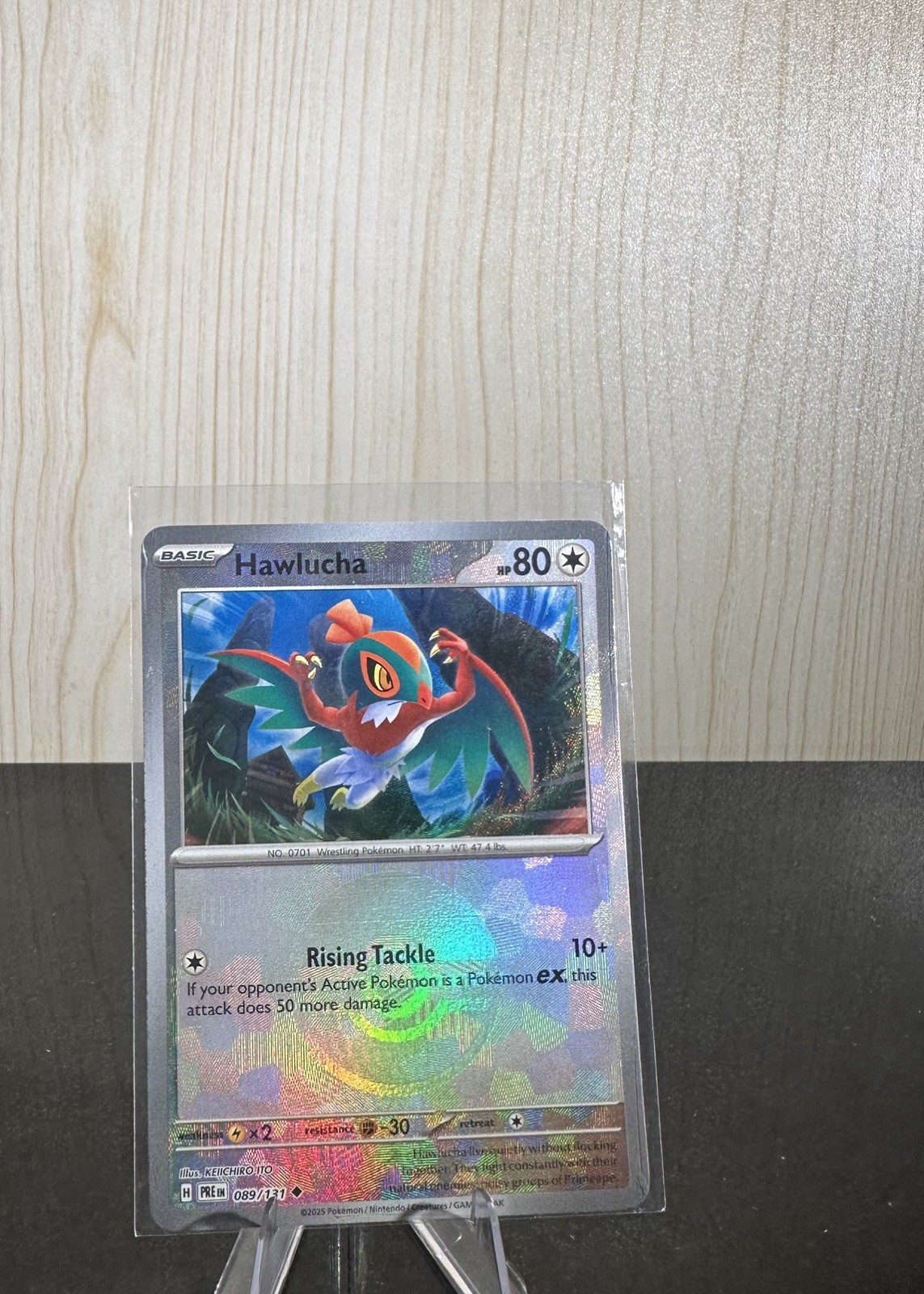 Hawlucha Master Ball 089/131 Prismatic Evolutions Card Pokémon card