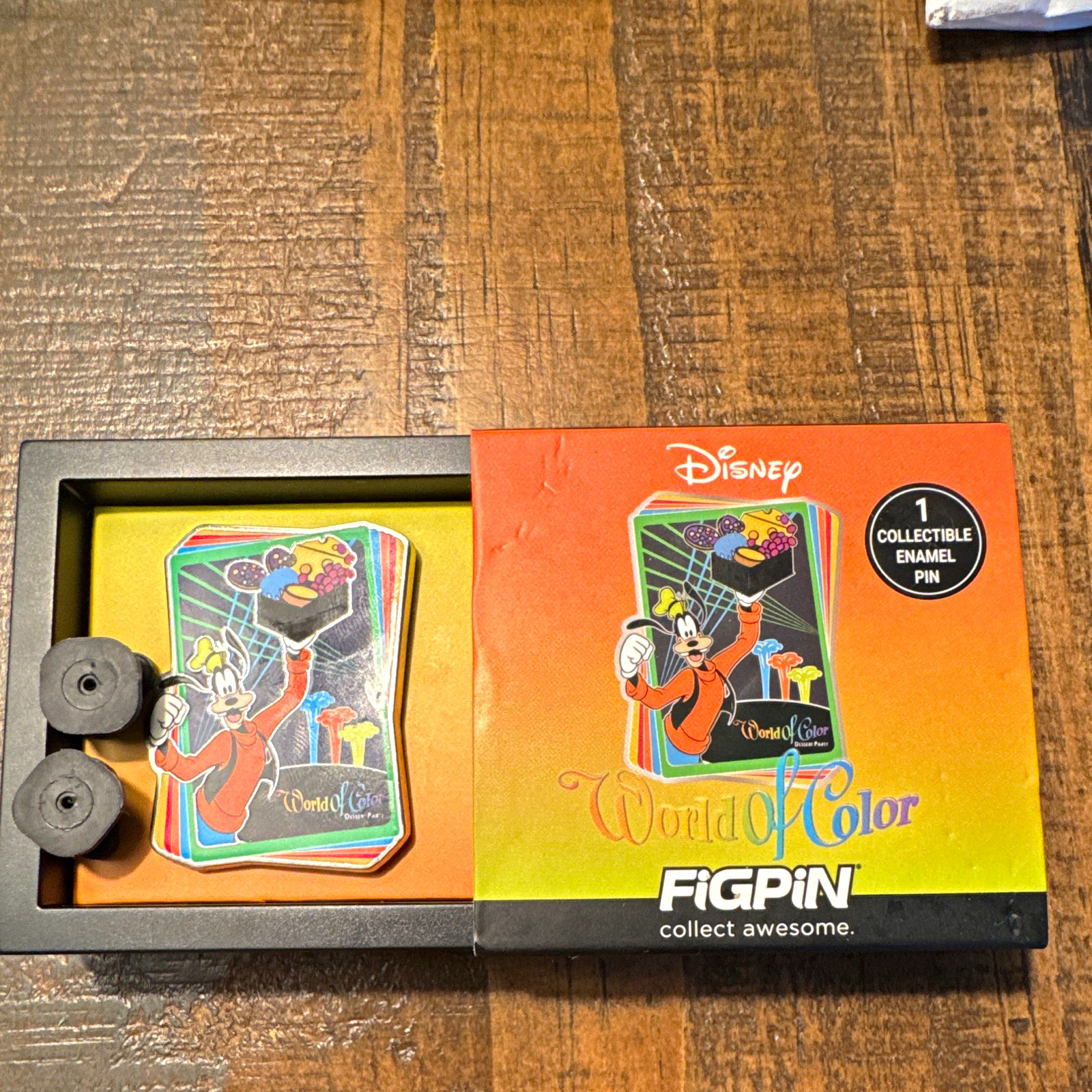 Disney World of Color Goofy FiGPiN Mini Mystery Collectible Enamel Pin 2026