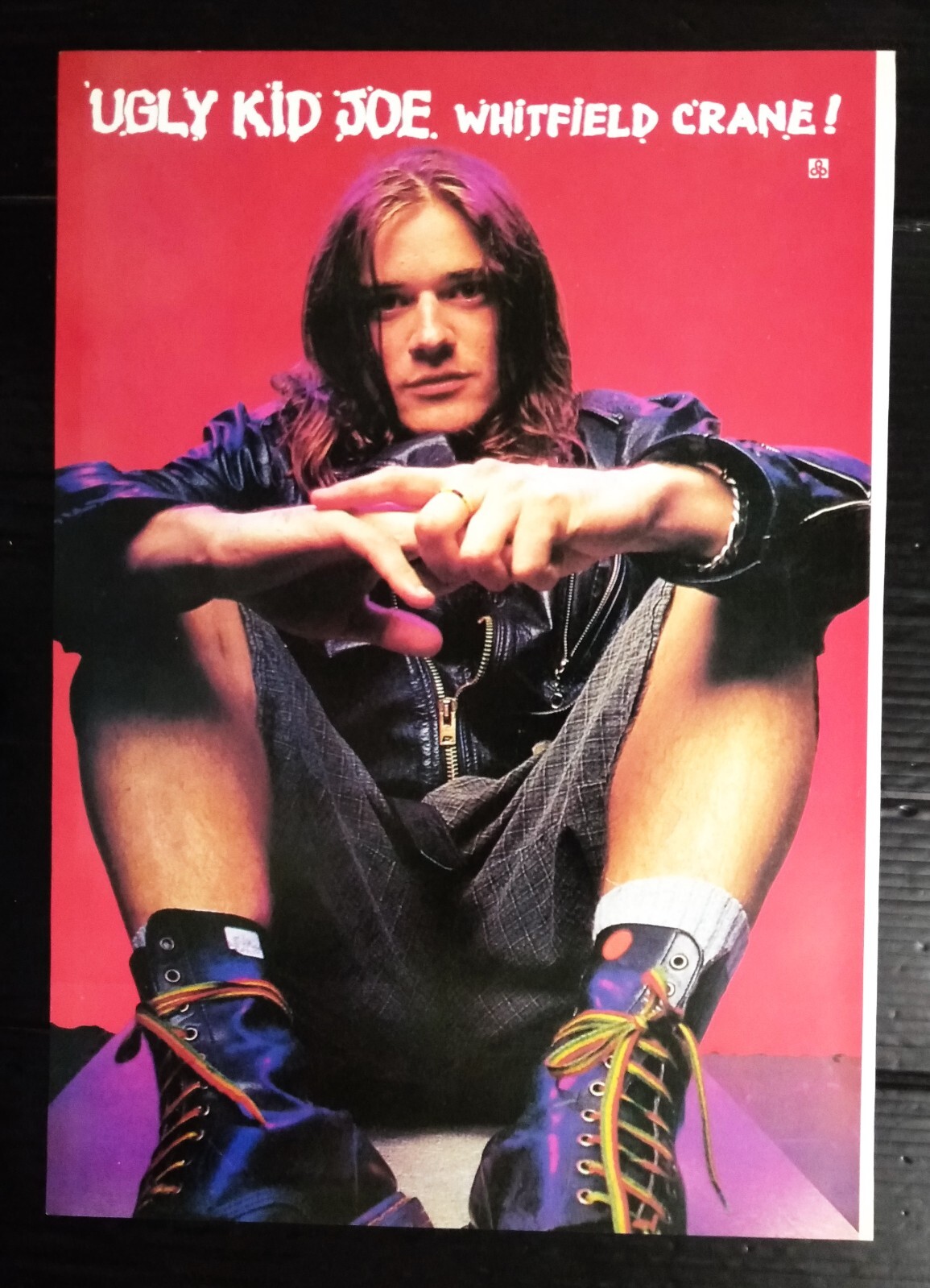 C8 Ugly Kid Joe Whitfield Crane Vintage Thailand ONLY 1 COLOR PAGE MEGA RARE
