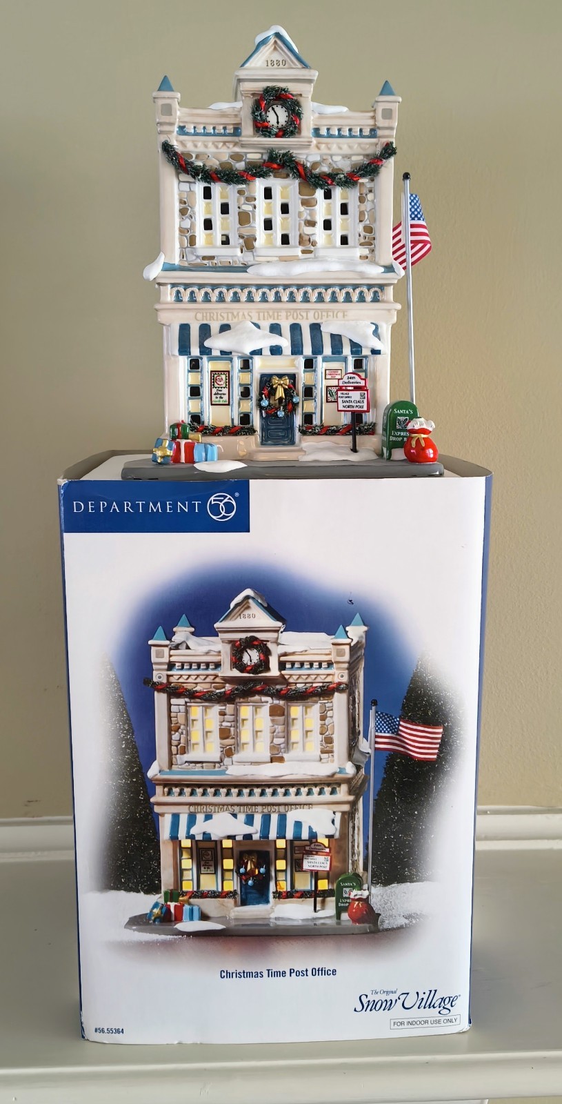 Deptartment 56 Snow Village CHRSTMAS TIME POST OFFICE  55364   