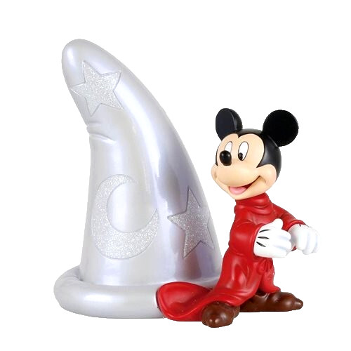 Disney 100 Years Of Wonder Fantasia Sorcerer Mickey Hat Resin 5-1/2\