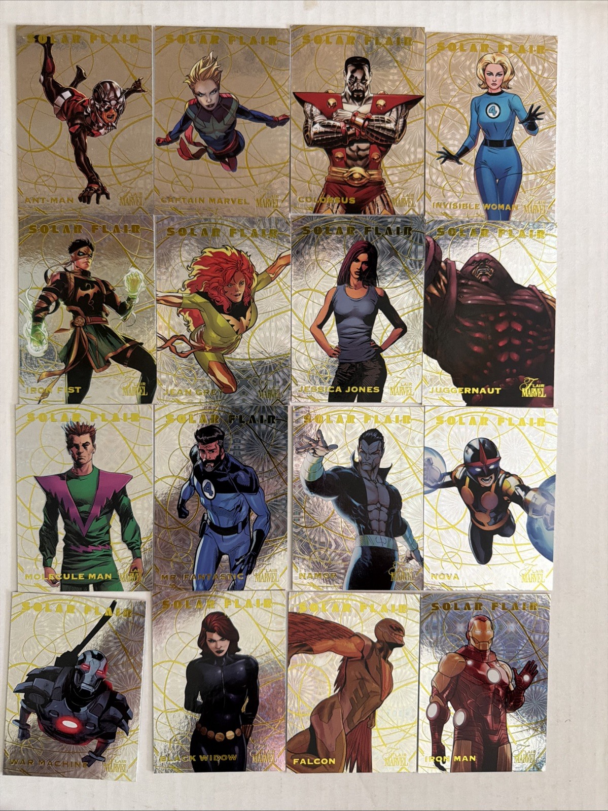 2023/2024 Upper Deck Marvel Flair SOLAR FLAIR Lot x16 Complete your set - NM/M