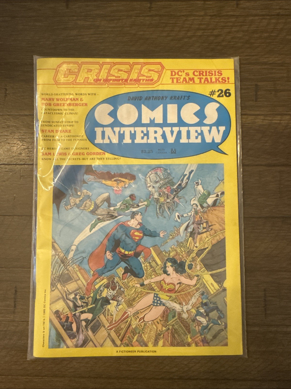 David Anthony Kraft's Comics Interview #26 - 1985 Crisis on Infinite Earths