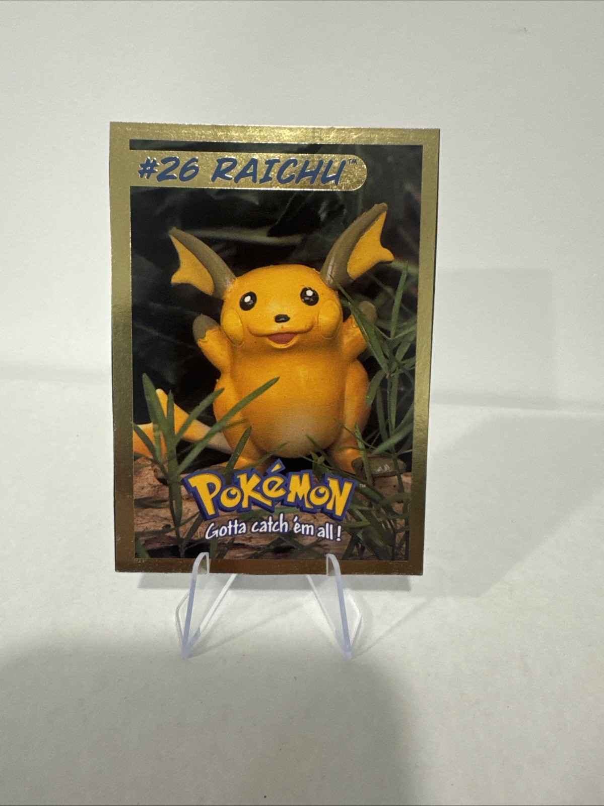 Nintendo Rare Pokémon 1999 Hasbro Spotlight Raichu Card #26