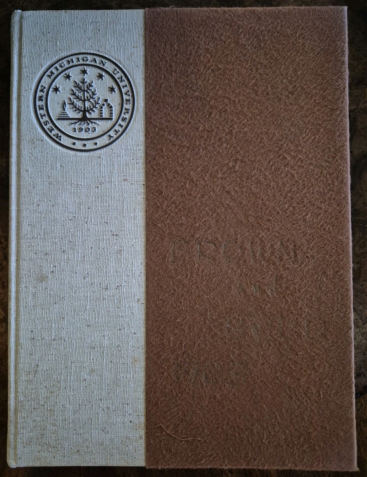Vintage Western Michigan University WMU 1963 Yearbook Brown & Gold Broncos Rare