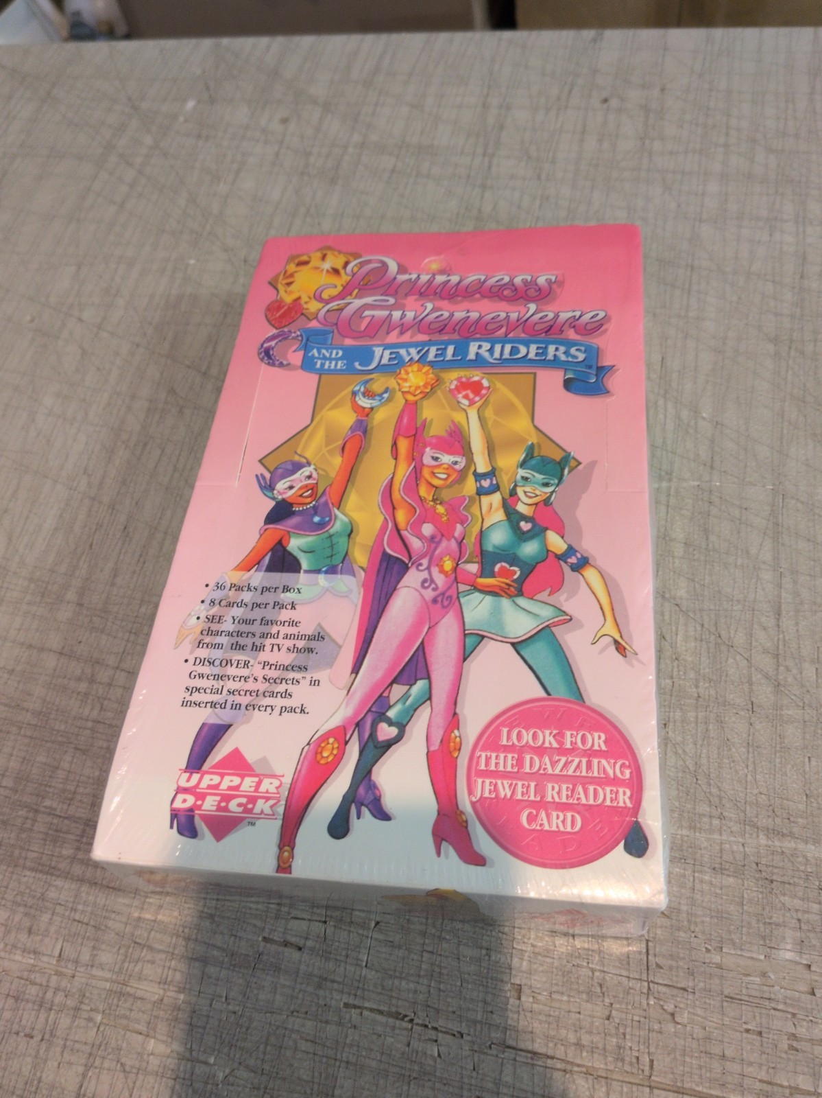 Vintage Princess Gwenevere and The Jewel Riders 1996 Sealed Booster Box 36 Packs