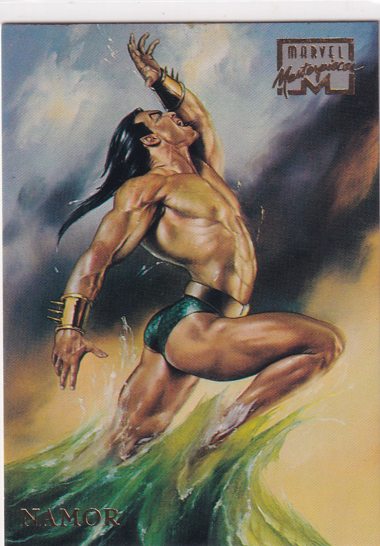 1996 Fleer/SkyBox Marvel Masterpieces Namor #30 Julie