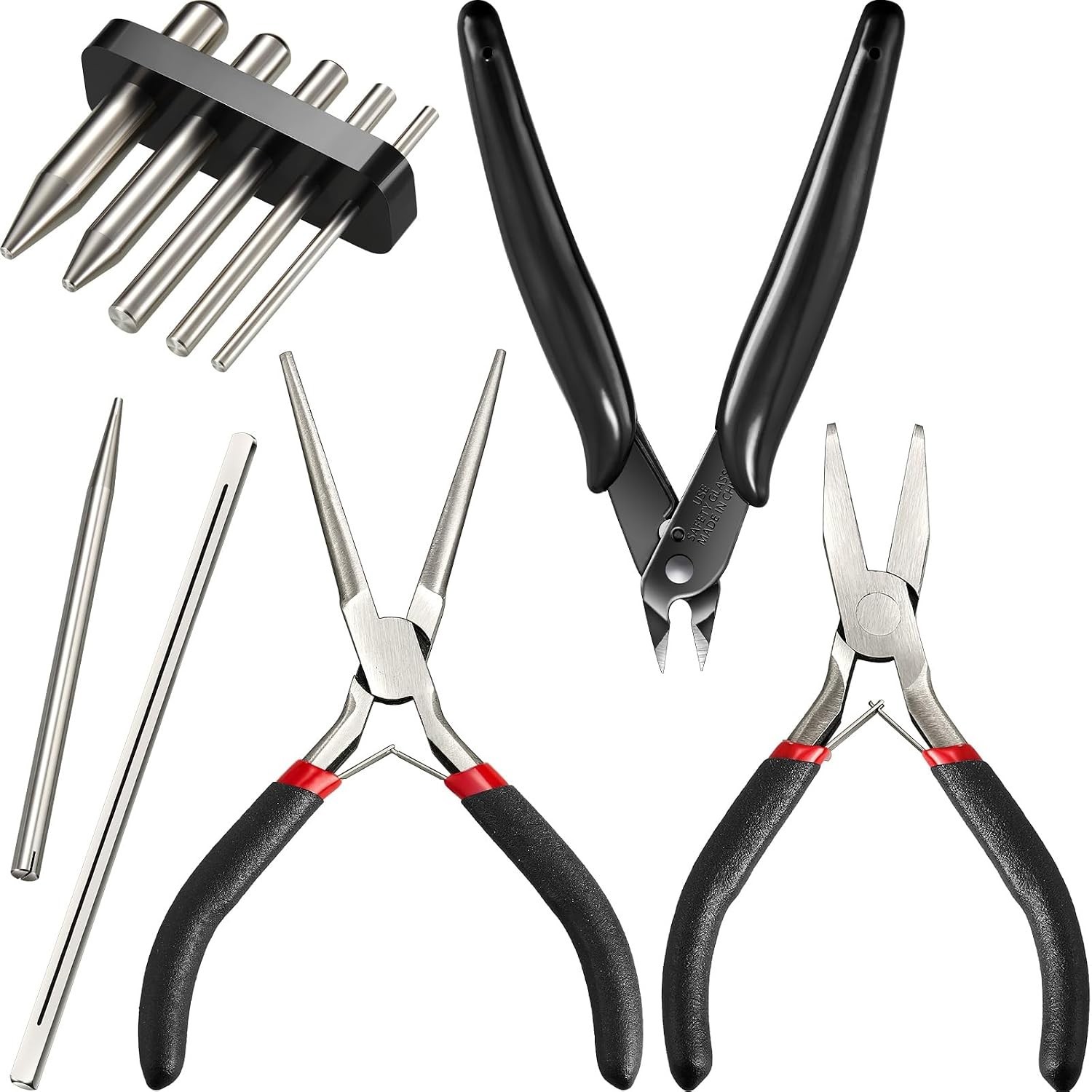Durable Stainless Steel 10-Piece Tool Set for 3D Metal Model Enthusiasts