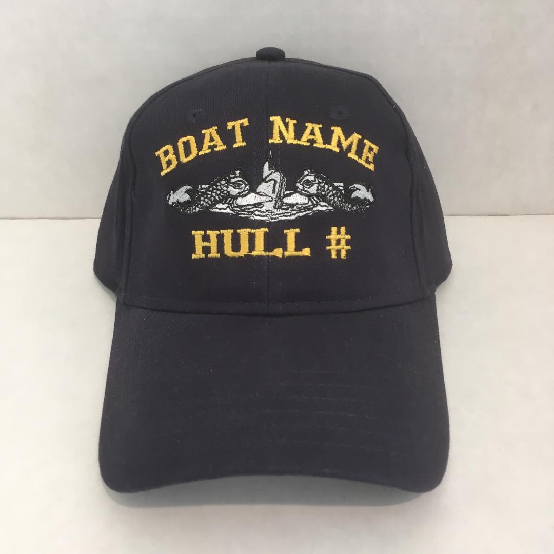 USS Spadefish SSN 668 - Embroidered Submarine Ball Cap - Otto - BC Patch