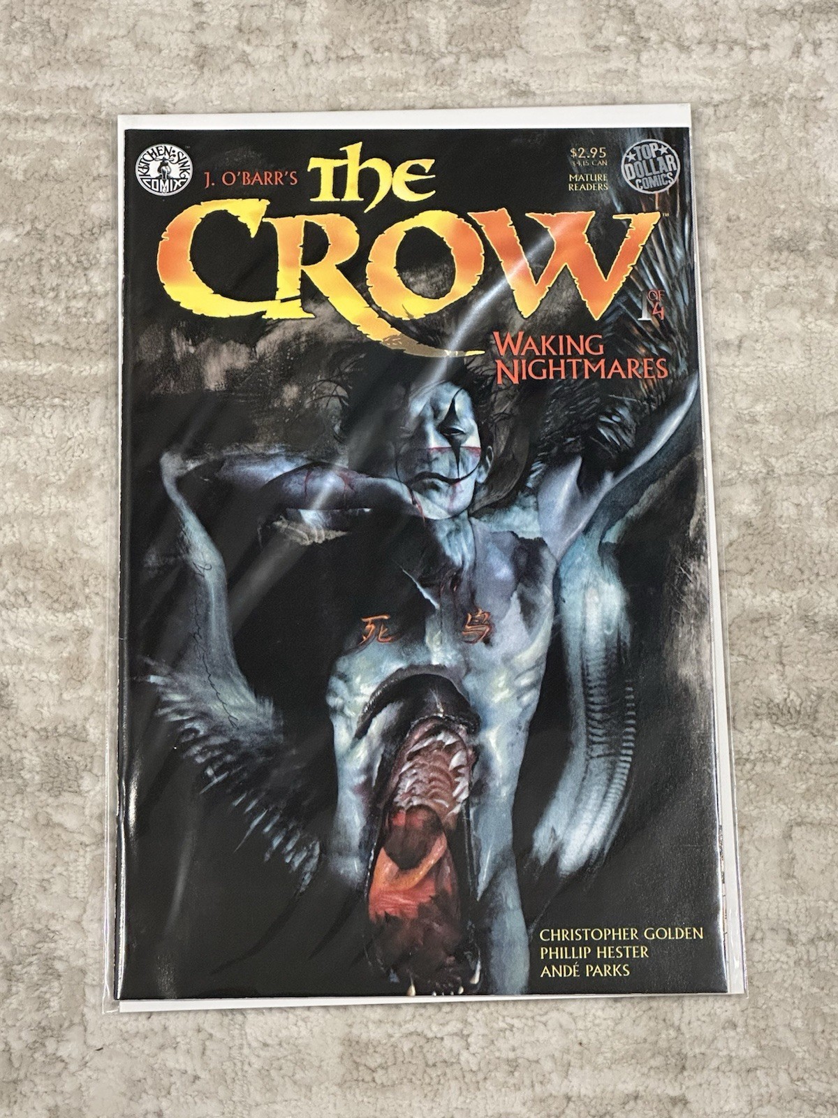 The Crow Waking Nightmares Comic Book #1 Kitchen Sink Press 1997 NM