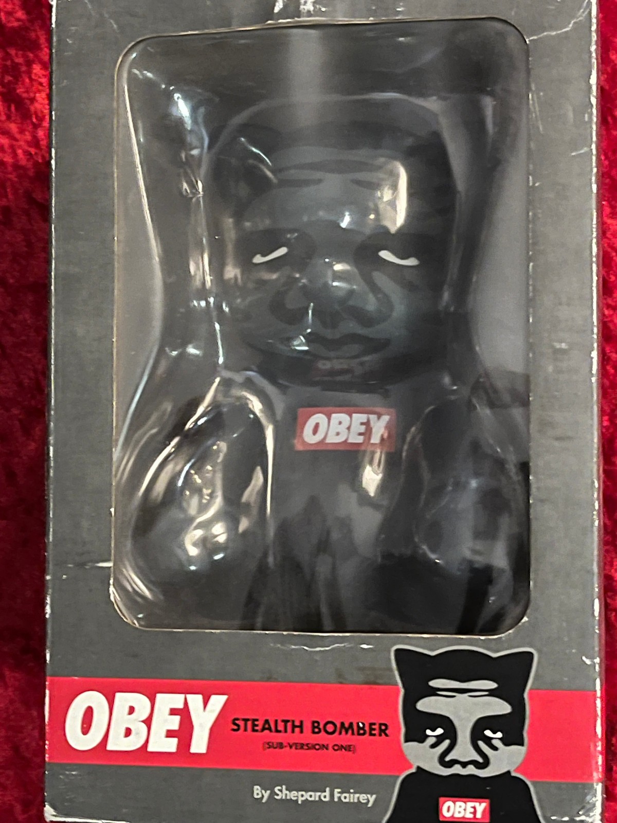 SHEPARD FAIREY OBEY ORIGINAL 2003 STEALTH BOMBER Sub-Version 1 FIGURE NIB SEALED