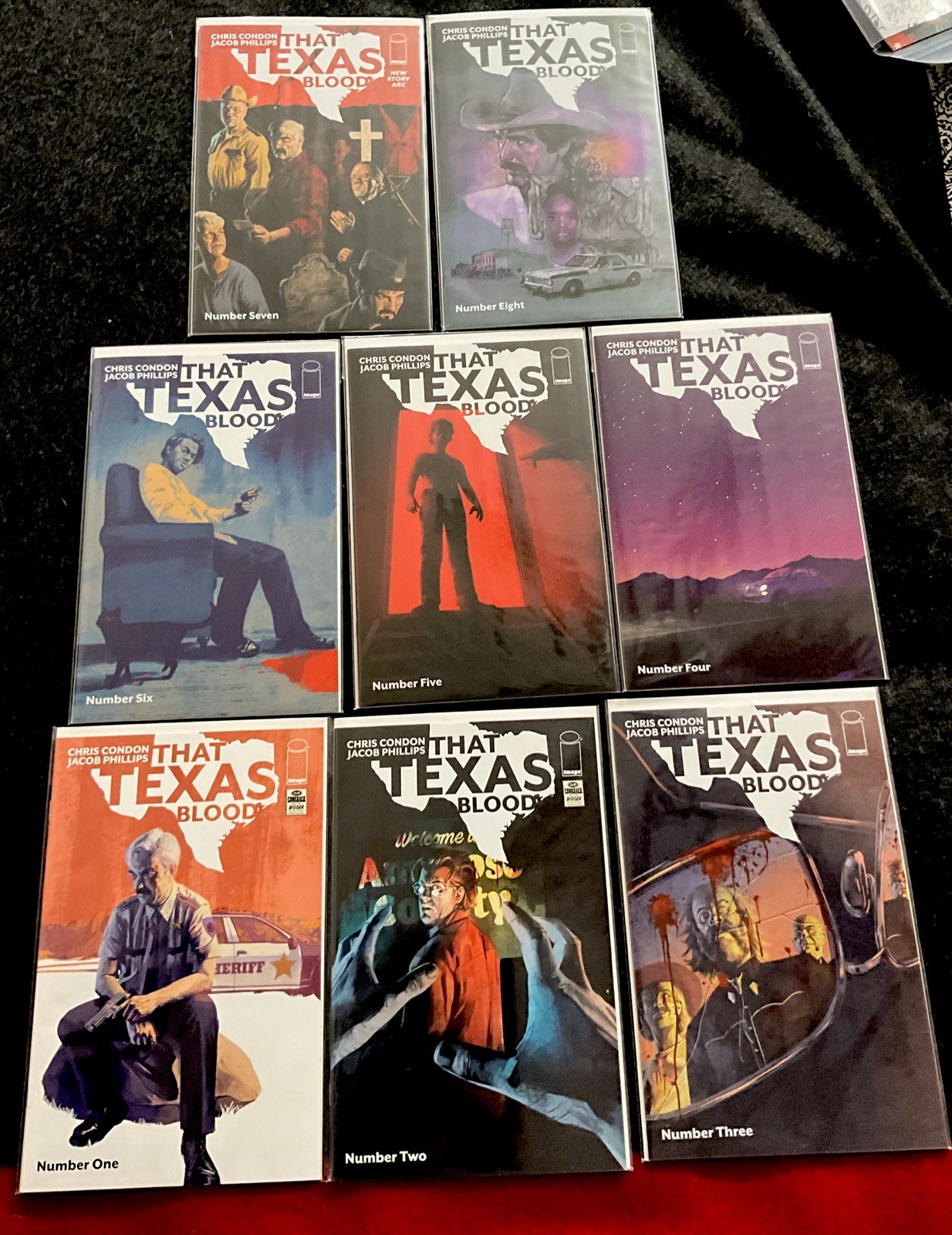 That Texas Blood #1-8(2020) Chris Condon Image Comics Lot all first prints
