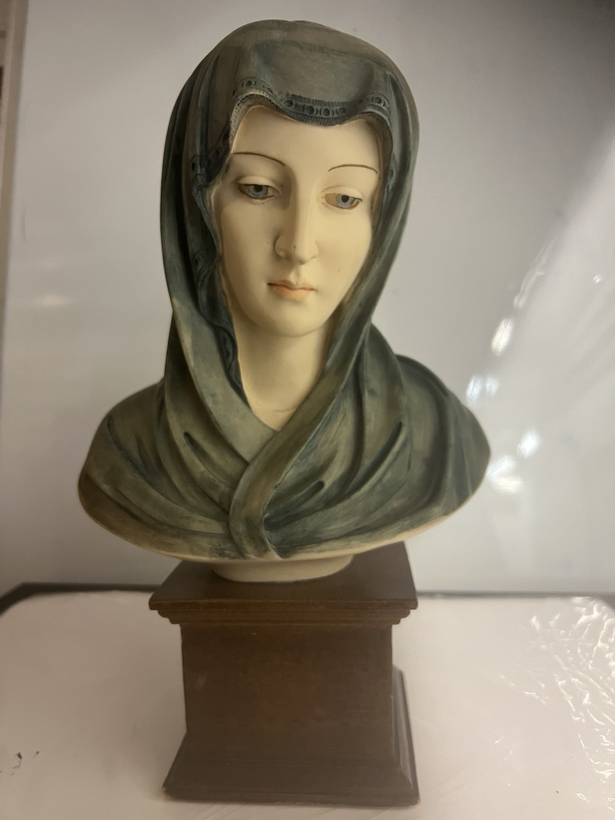 Capodimonte Virgin Mary (Madonna) from Italy Signed \