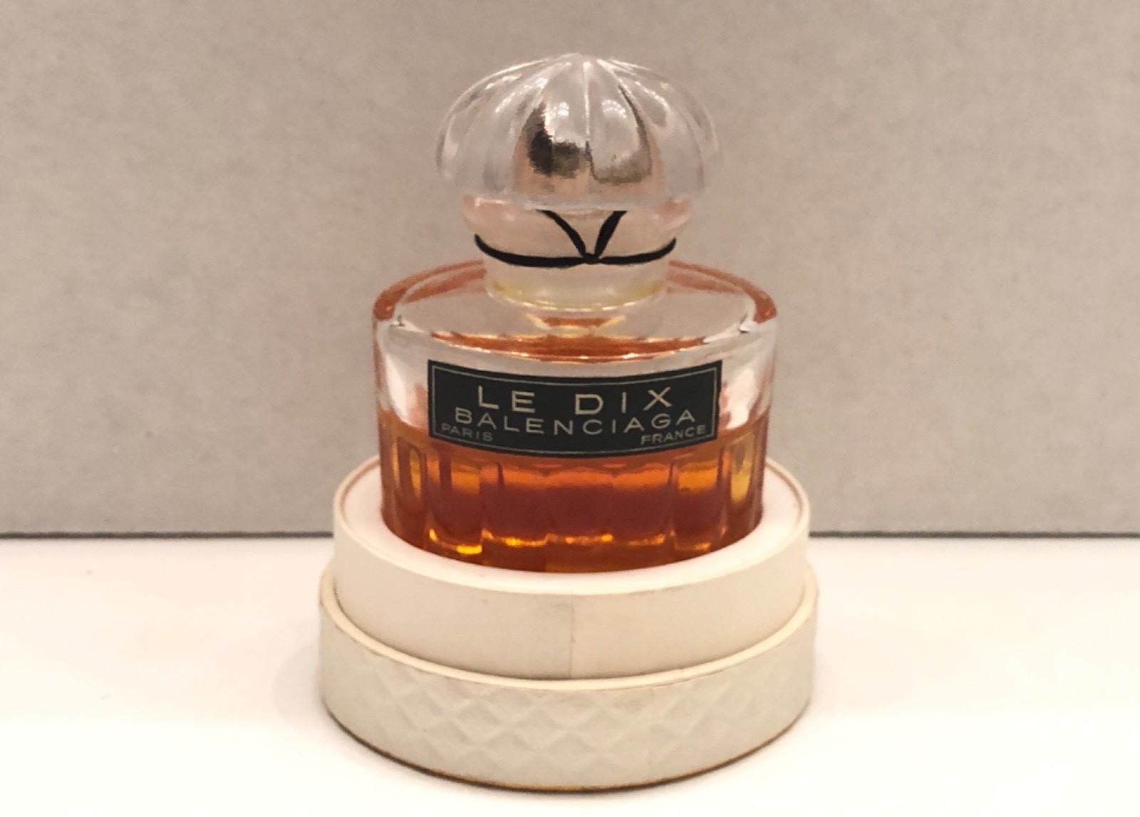 Vintage Balenciaga Le Dix Parfum w/ Original Box - Paris, France - 1 oz. 30 ml