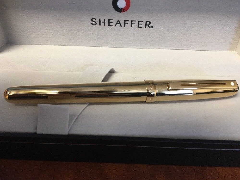 Sheaffer Prelude 22K Gold Plate “M” Nib Fountain Pen