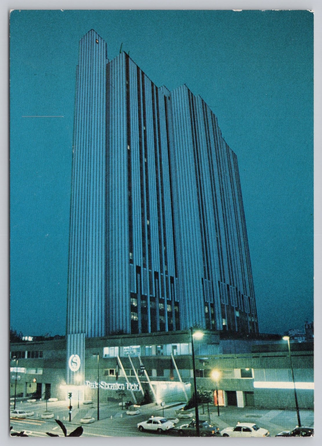Paris-Sheraton Hotel Vintage Postcard - Largest Left Bank Hotel France