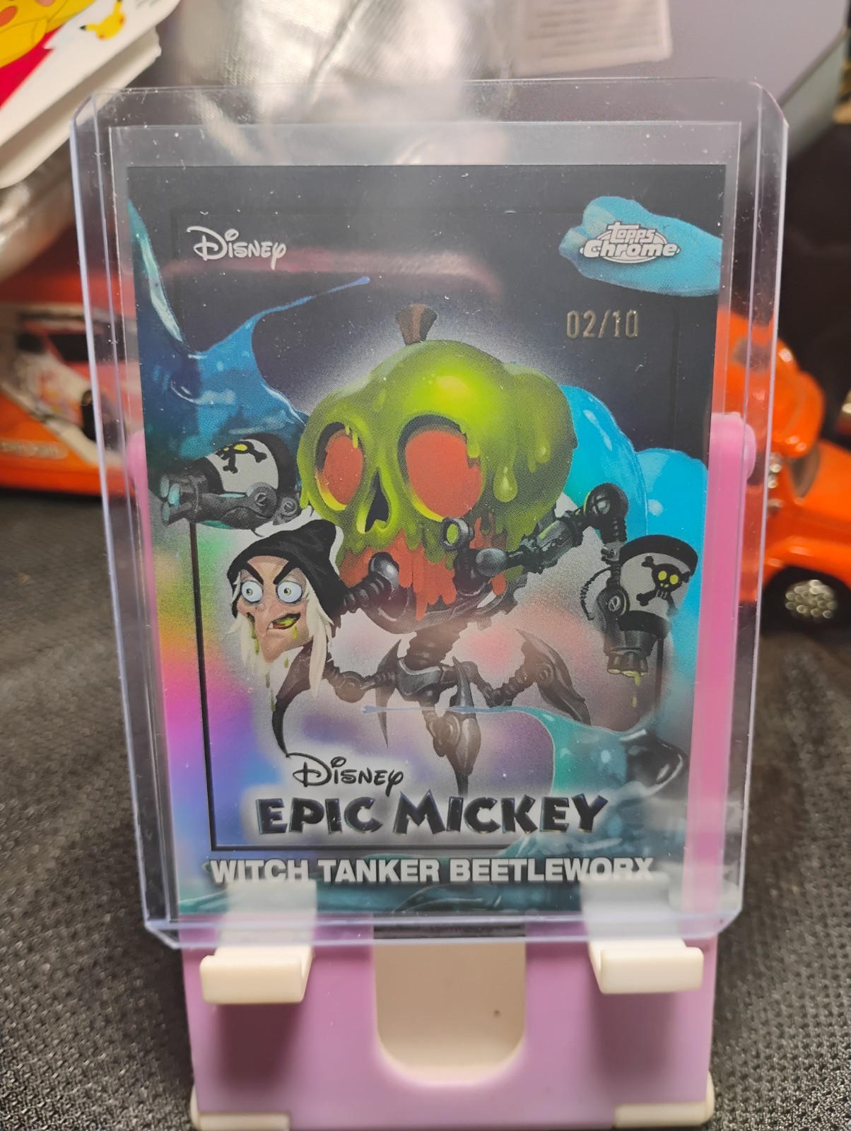 2026 Topps Neon Epic Mickey Witch Tanker Beetleworx 2/10 Limited Edition Rare SP