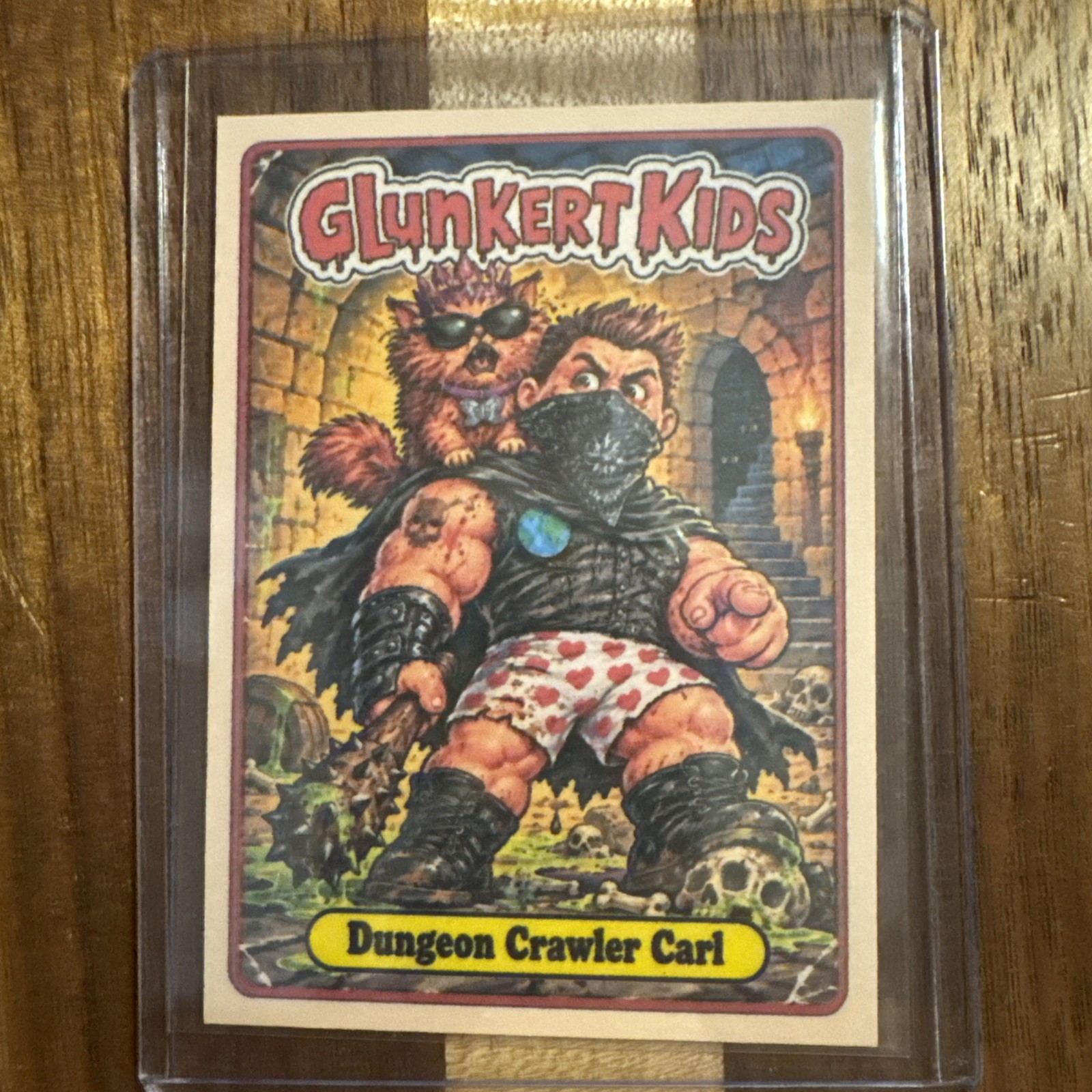 Glunkert Kids Dungeon Crawler Carl Gpk Parody Art Card