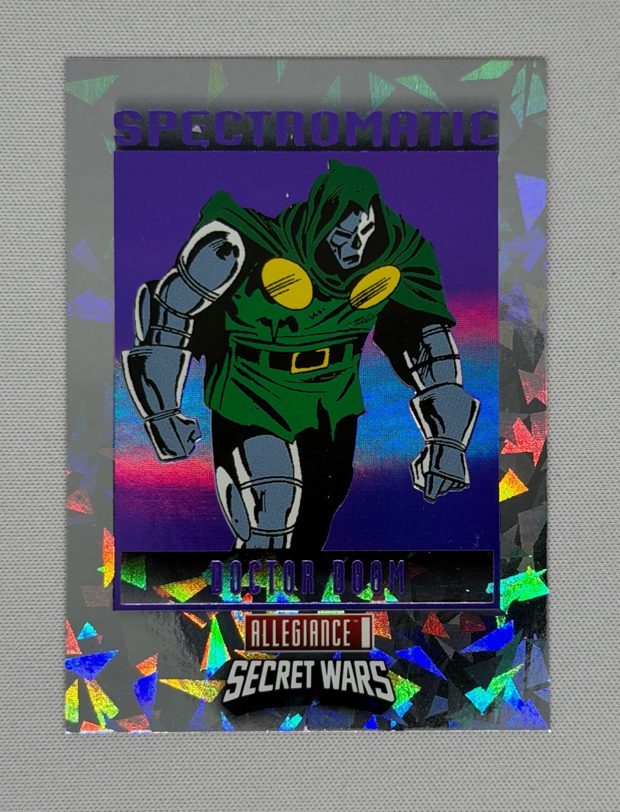 2024 UD Allegiance Marvel Secret Wars Doctor Doom #SM-1 Spectromatic Purple /199