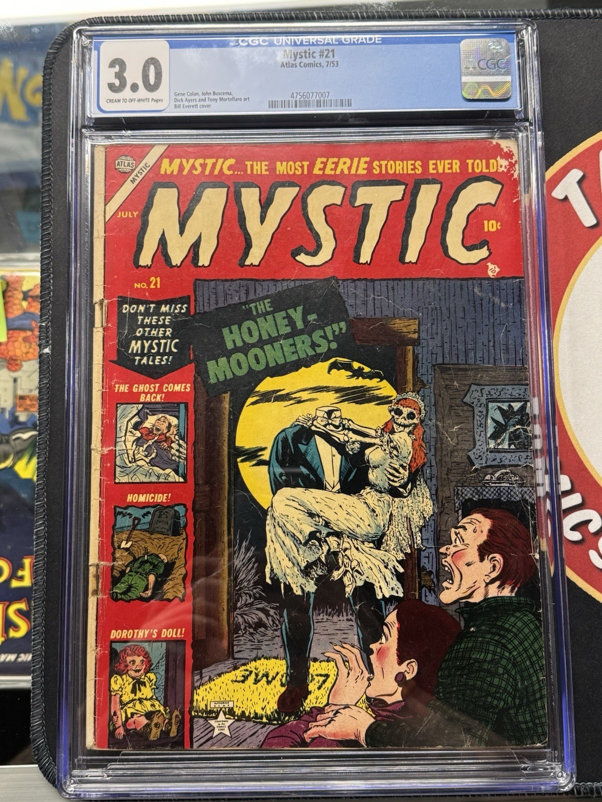 Mystic #21 CGC 3.0 Atlas 1953 Pre-Code Horror Bill Everett Corpse Bride PCH