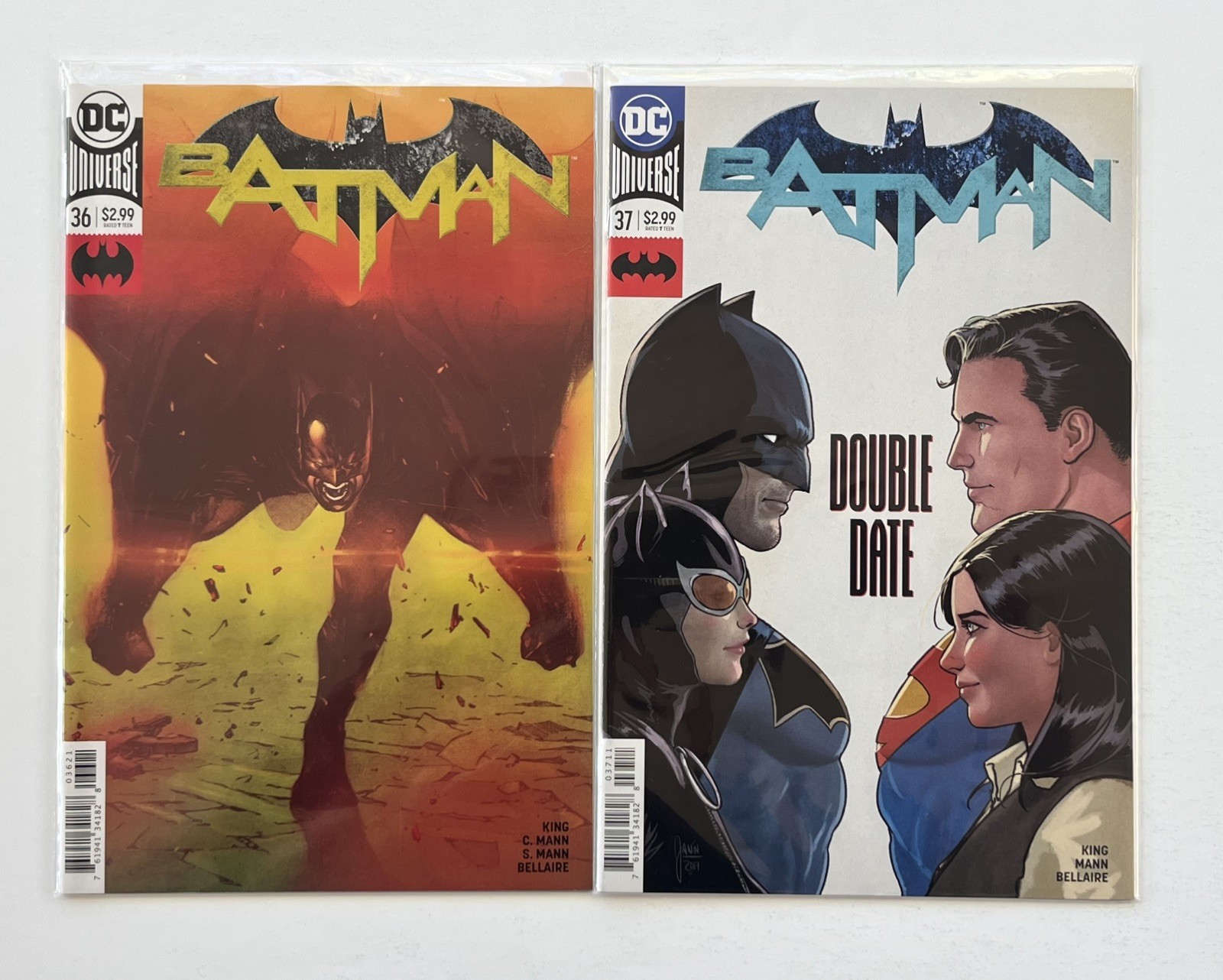 Batman #36 & #37 NM Superfriends/Double Date -Tom King, Clay Mann DC Comics 2017