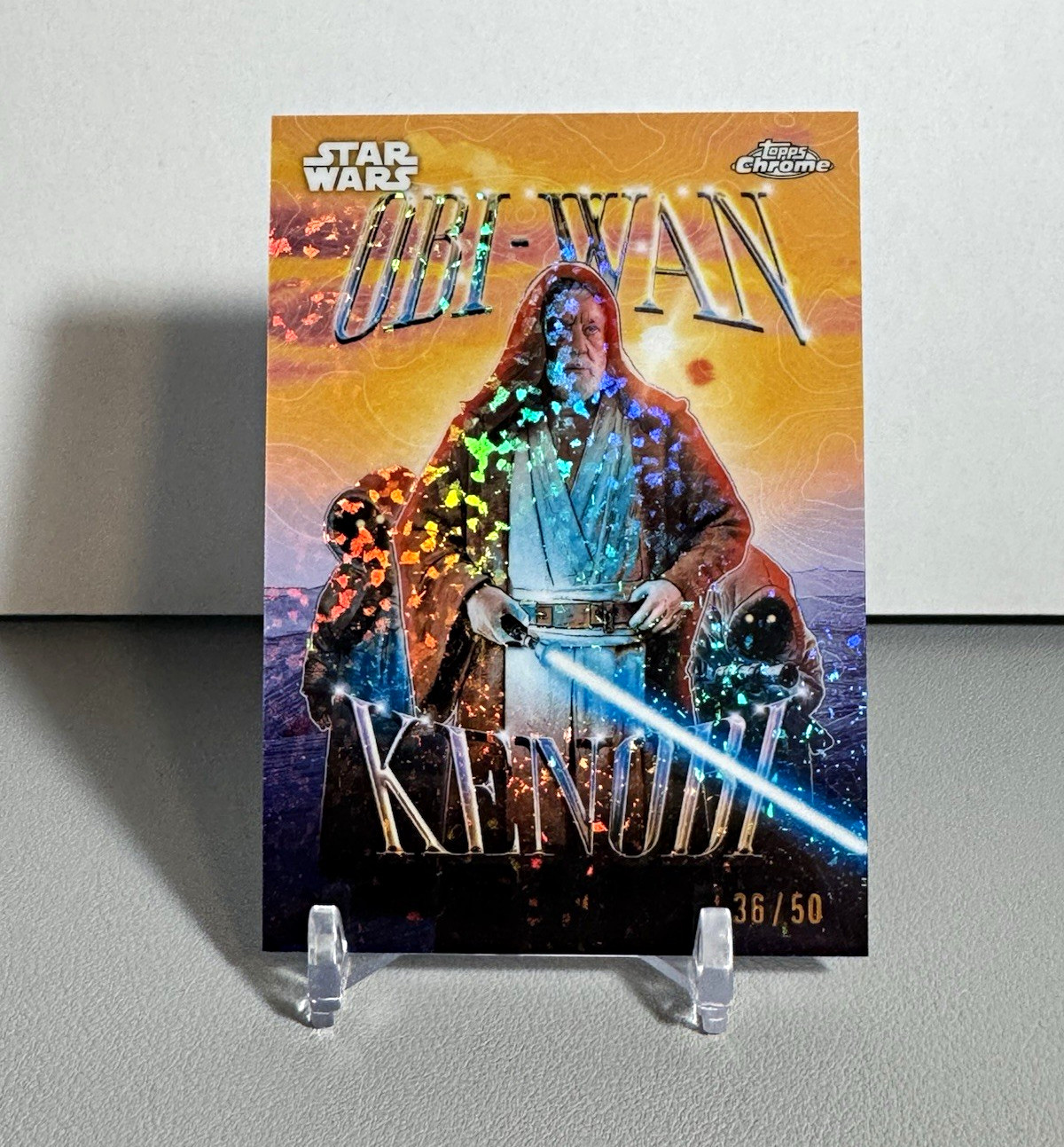 2026 Topps Chrome Star Wars Galactic Maximalists Obi-Wan Kenobi GMAX-OBI /50
