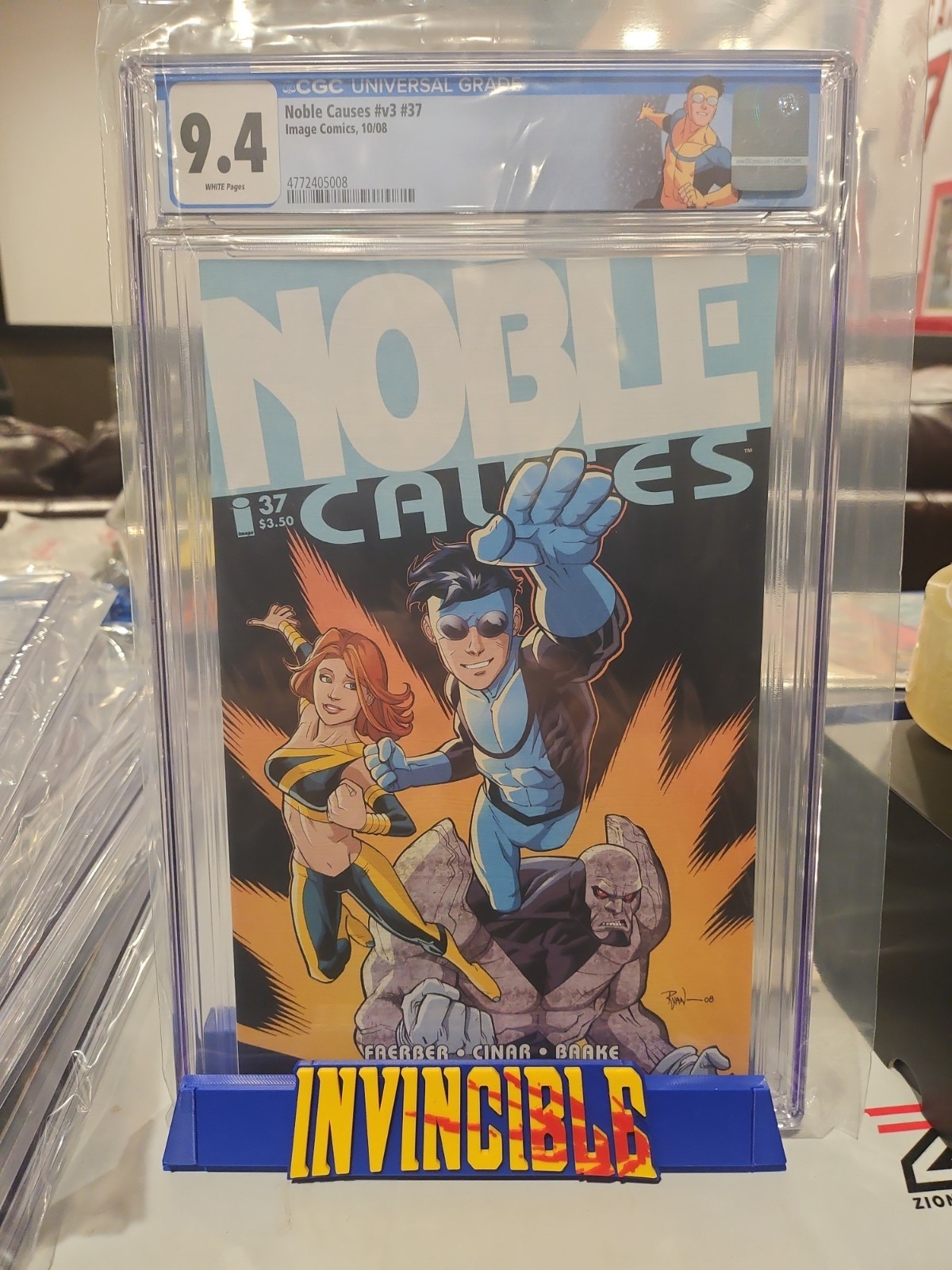 Noble Causes #v3 #37 - 10/08 - CGC 9.4