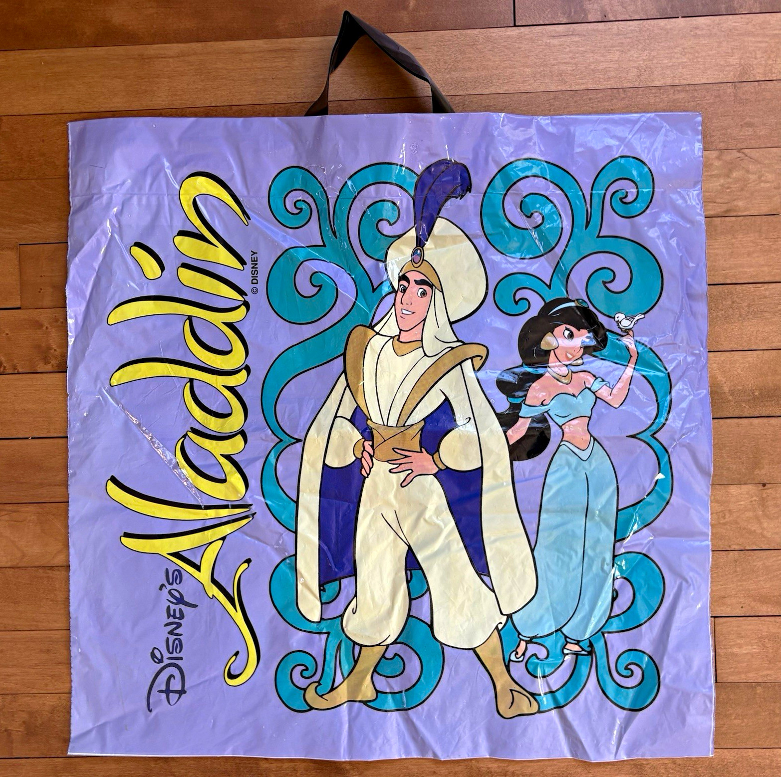 Disney’s Aladdin 1992 Plastic shopping bag large size Disney Princess Disney’s Aladdin 1992 Plastic shopping bag large size Disney Princess