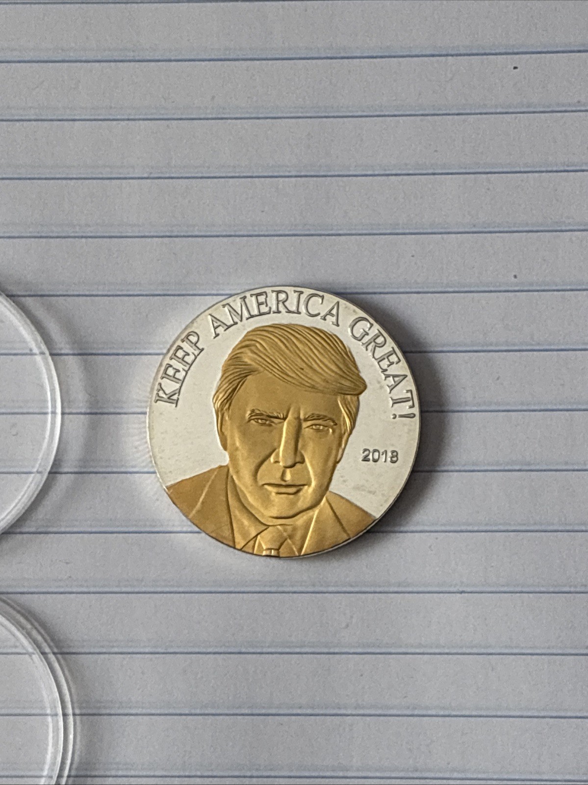 Priceless 2018 Donald Trump’s ‘KEEP AMERICA GREAT’ (SD) Presidential Coin￼￼