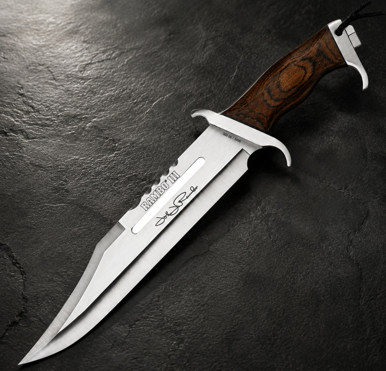 Rambo III Authentic Bowie Knife Licensed Signature Edition Fixed Blade Combat