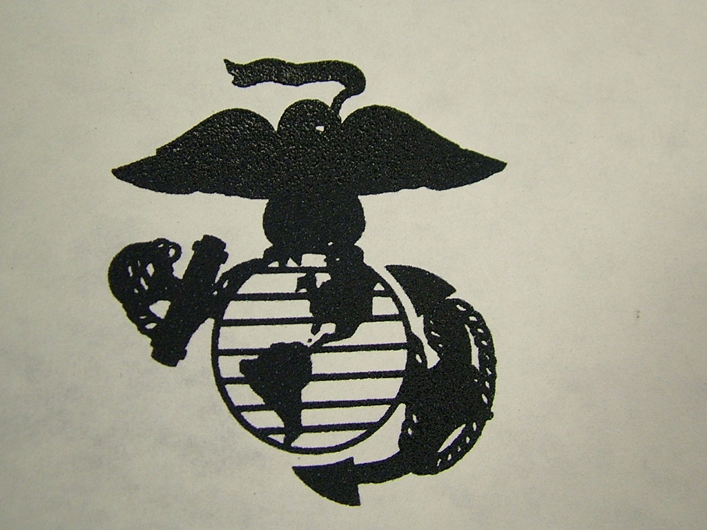 USMC MARINE CORPS EGA TRANSFER EMBLEM CAMO BDU POCKET IRON ON DECAL GLOBE ANCHOR