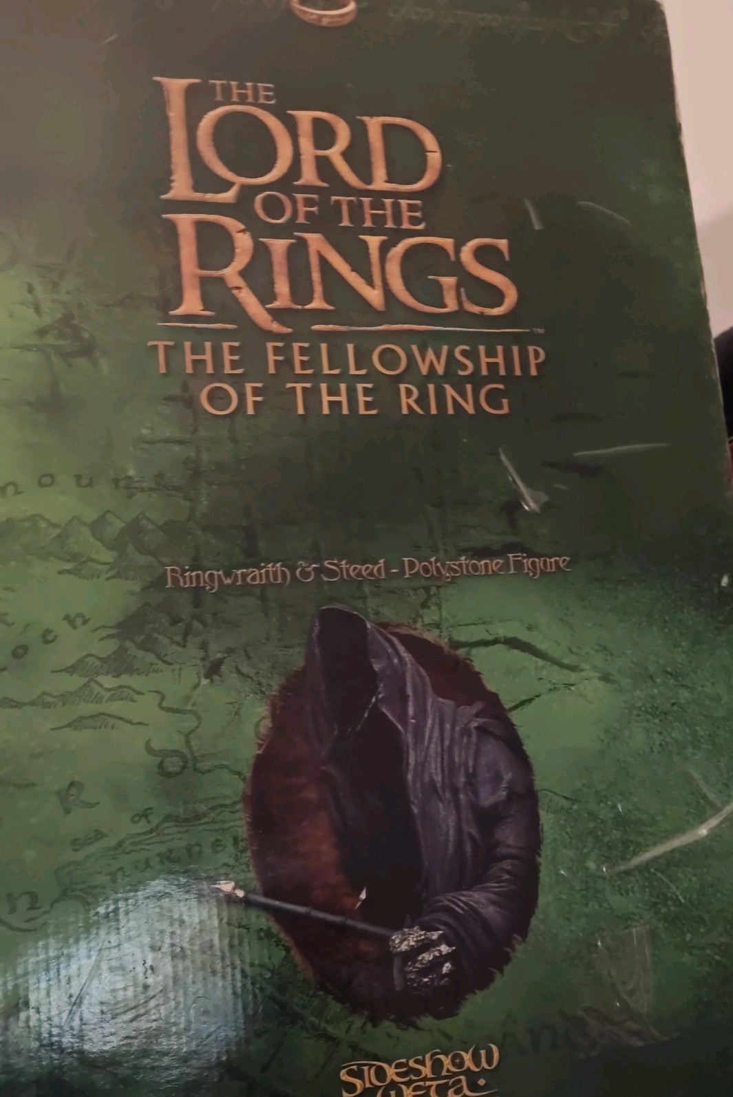 RARE Sideshow WETA LotR Lord of the Rings Ringwraith and Steed Polystone Statue