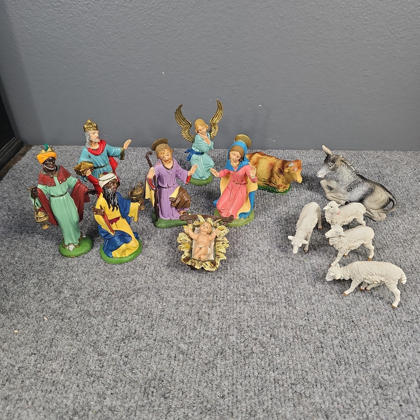 Vintage Fontanini Nativity Set 4\