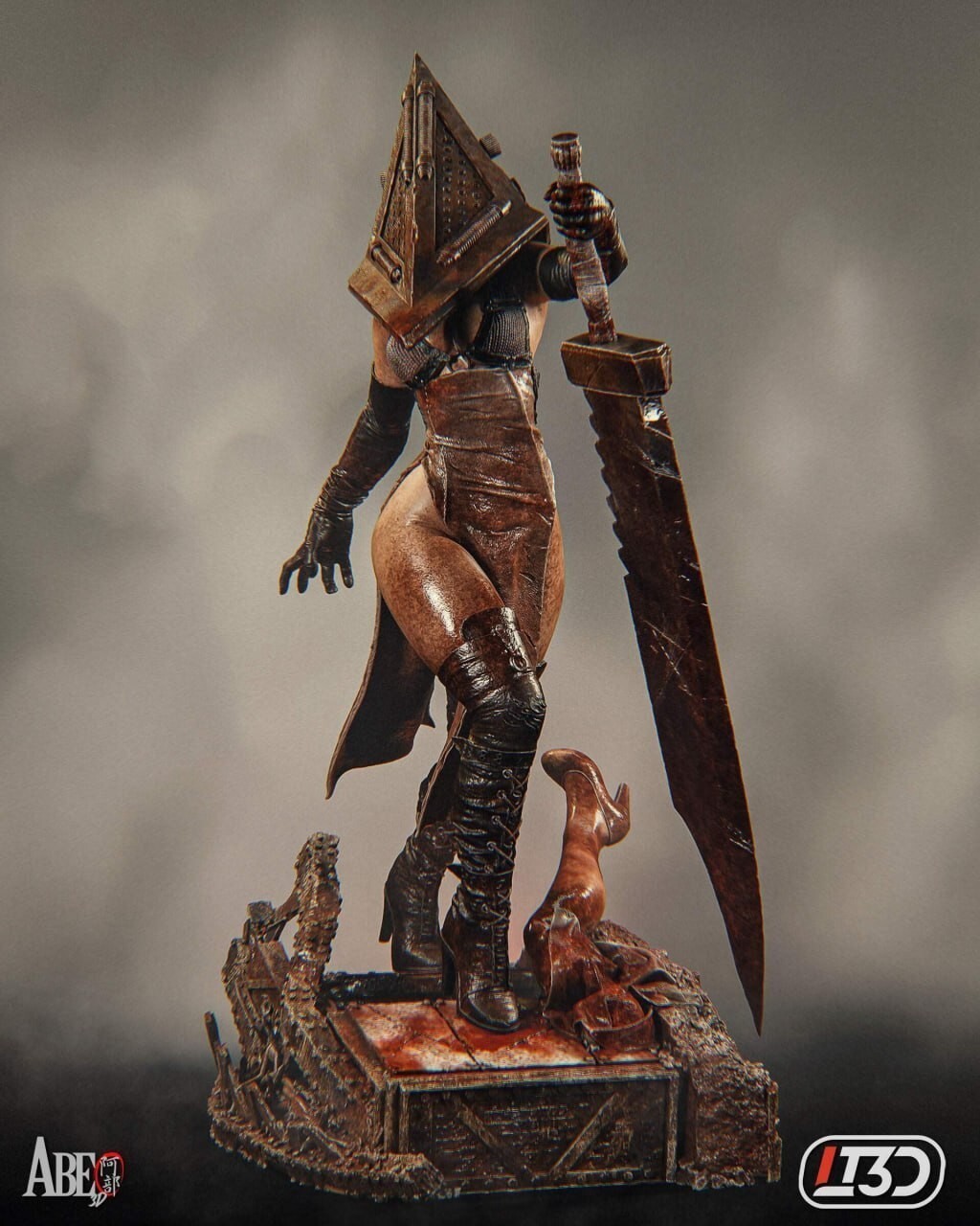 1:8 Pyramid Head Silent Hill Fan Art UNPAINTED High Quality Garage Kit