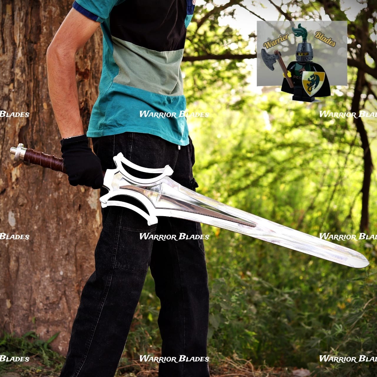 Fully Functional He-Man Power Sword,Handmade Stainless Steel sword & Sheath free
