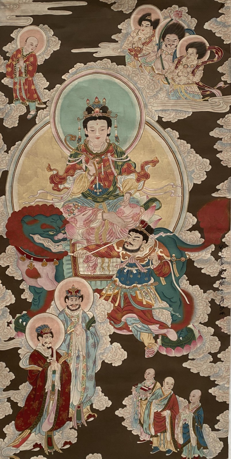 A Chinese Painting on Silk Atrributed to Zhang Da Qian