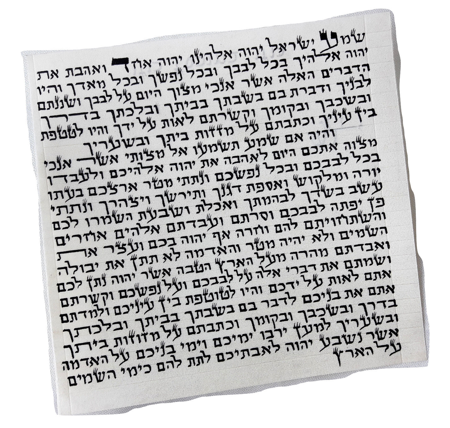lot 5 Kosher Mezuzah Scroll Parchment Klaf 4\