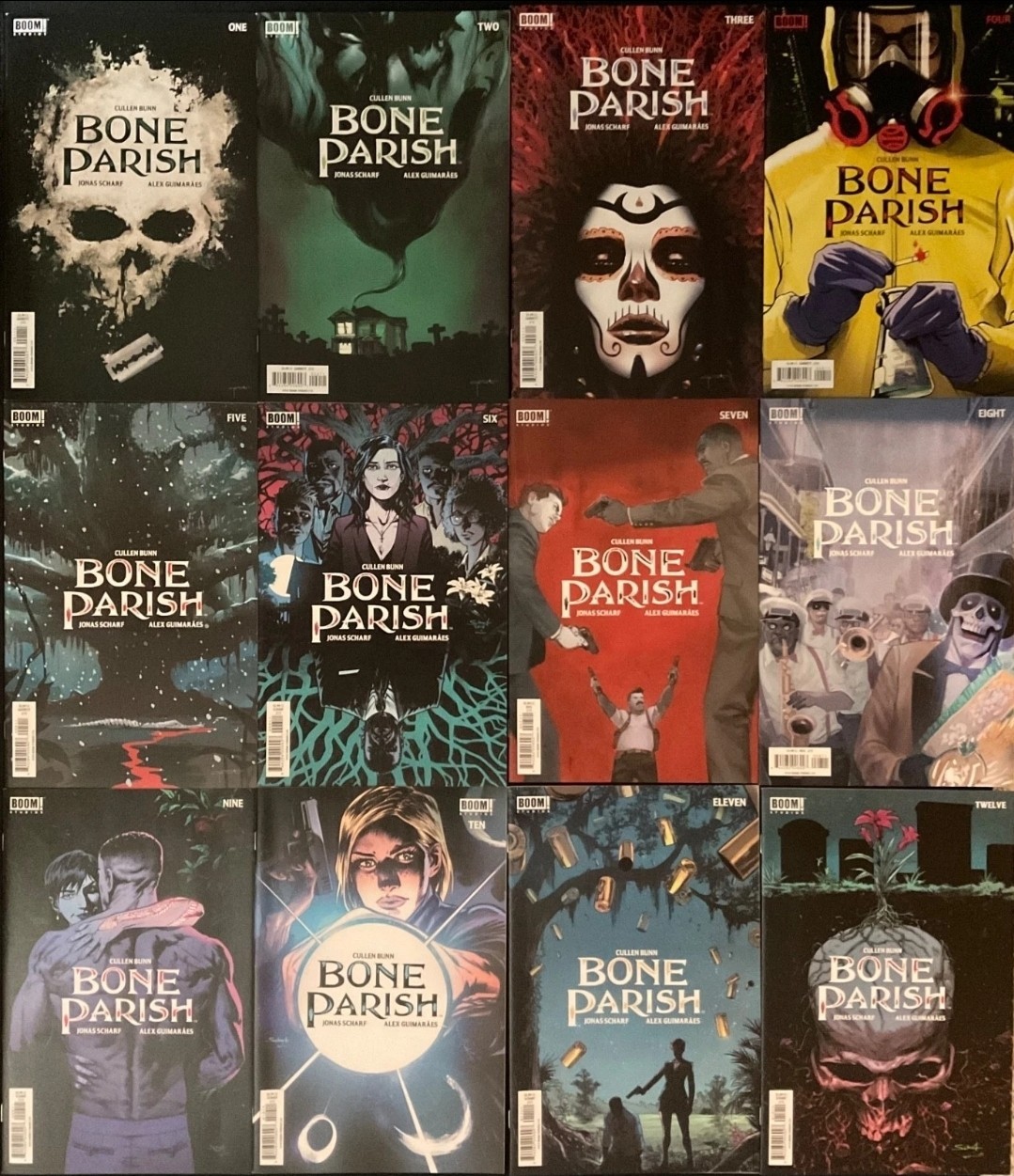 Bone Parish #1-#12 Complete RUN Boom Studios Comics - RARE NM 
