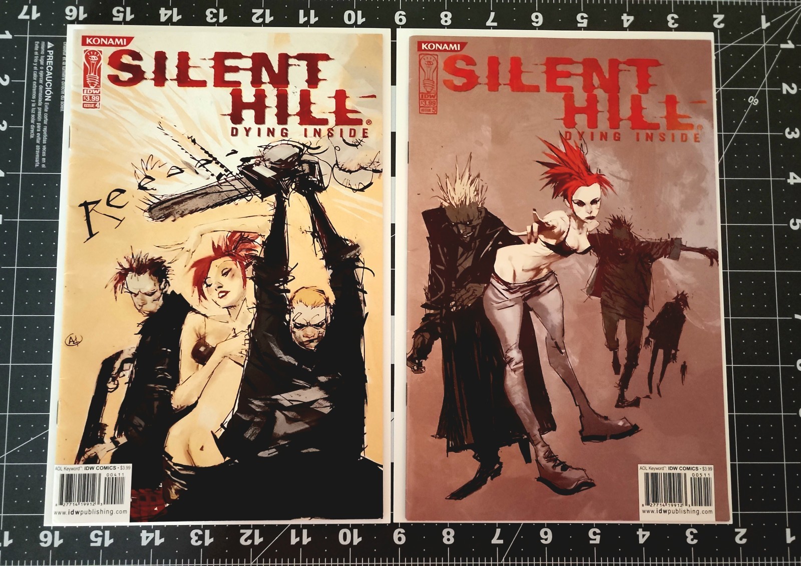 Silent Hill Dying Inside #4 #5 IDW Comics Lot Konami Horror Video Game Comics
