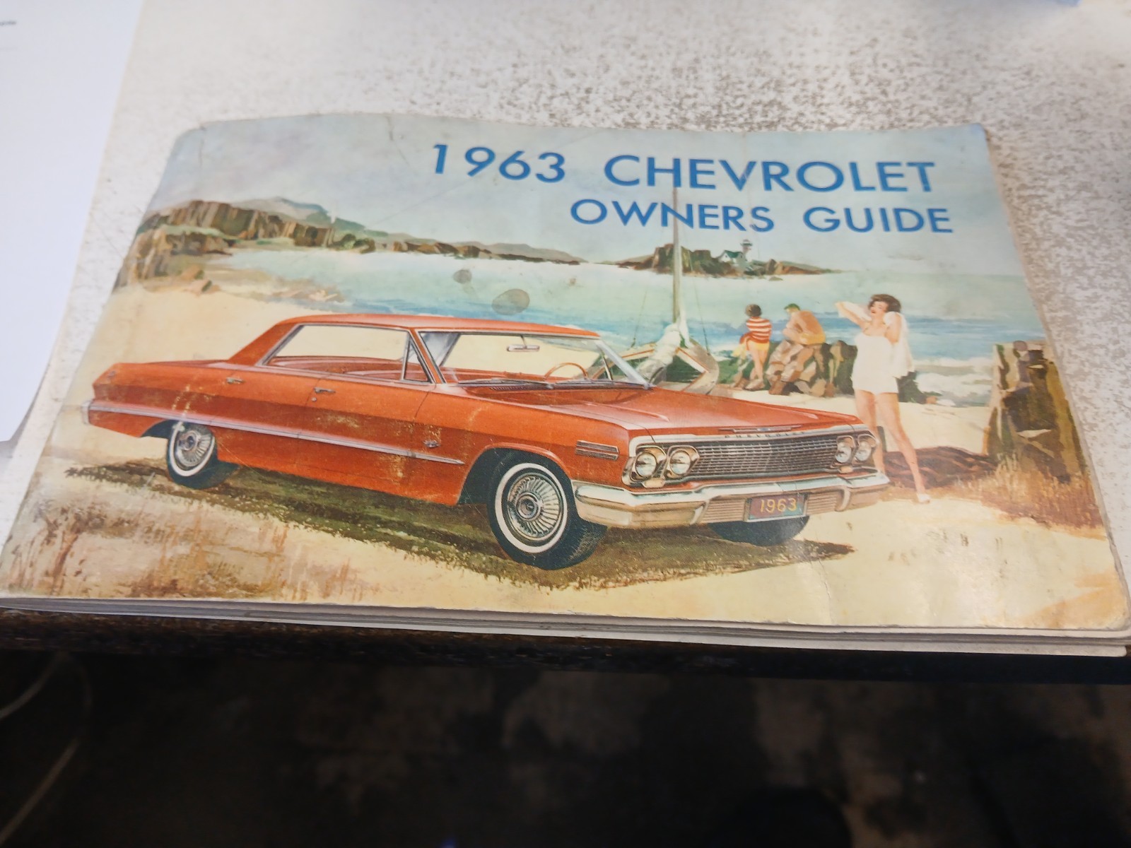 1963 Original Chevrolet Owners Guide ~ Complete used