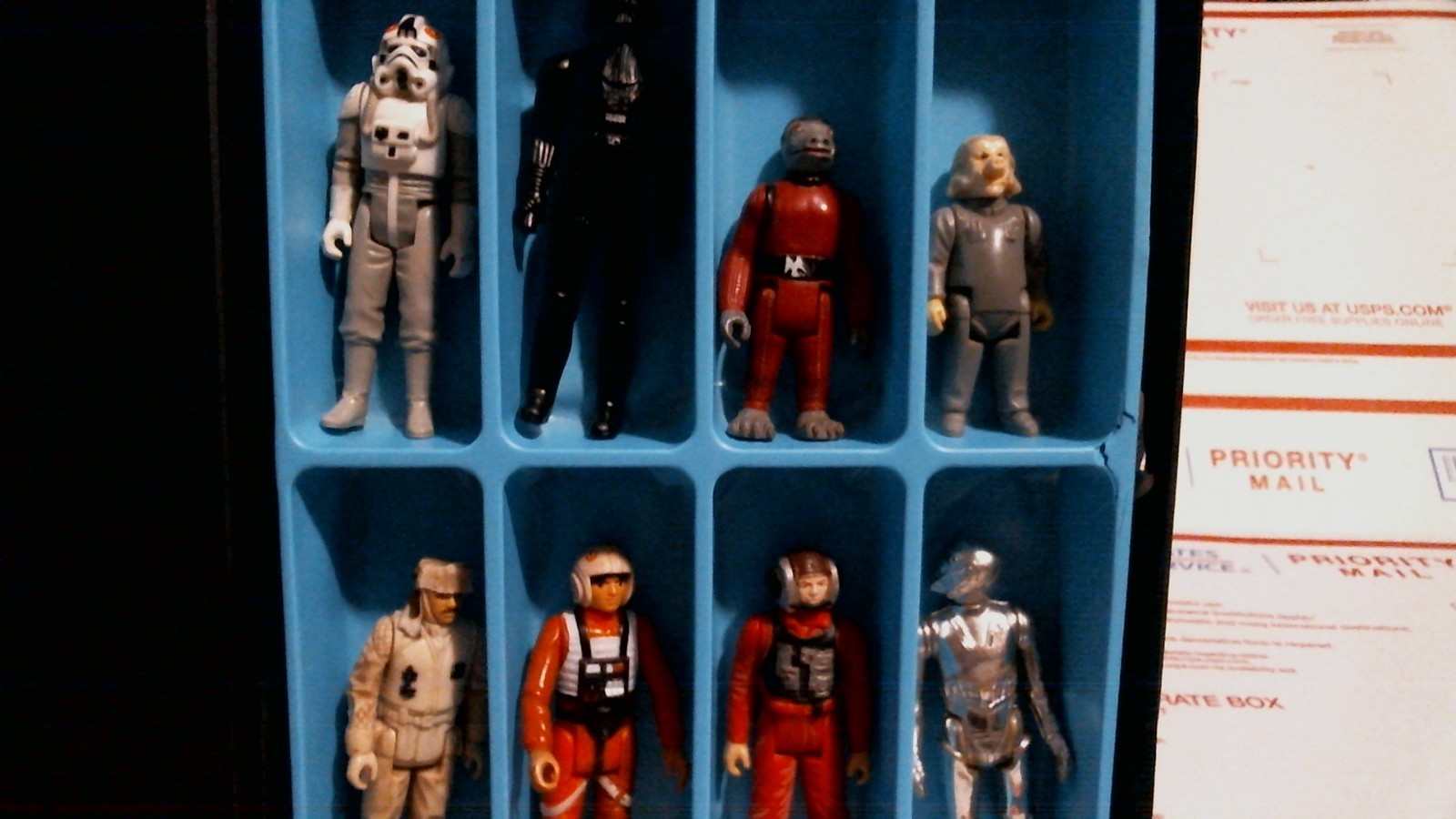 1978-1984 Vintage Kenner Original Star Wars Action Figures Lot Of 12 w/ Case