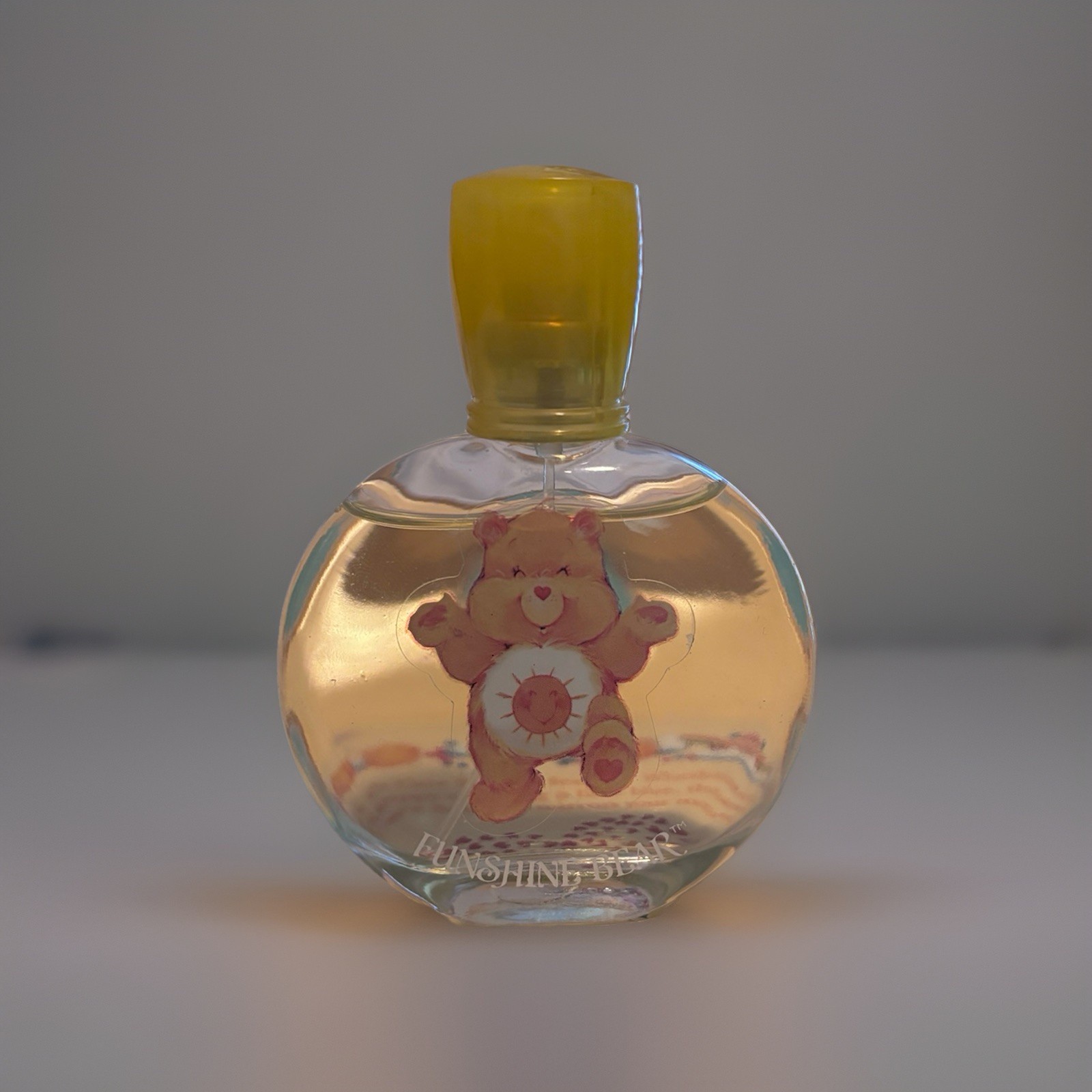 VTG 2002 Care Bears Funshine Bear Fragrance Feelings Cologne 1.7oz Romane Y2K