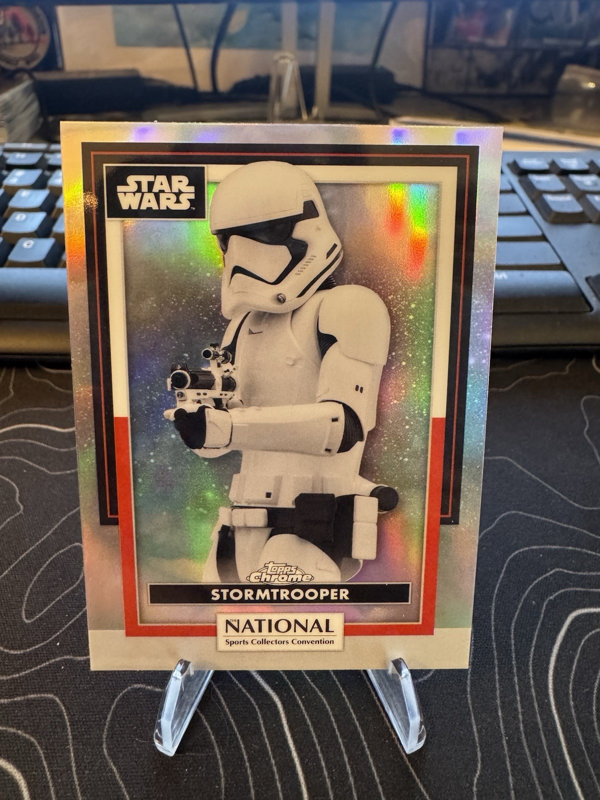 2026 Topps Chrome The National NSCC Star Wars Stormtrooper Refractor #SW-42