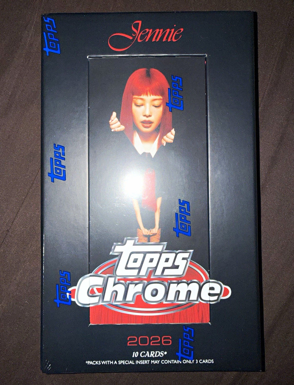 2026 Topps Chrome Jennie | Sealed Trading Card Box (10 Cards)