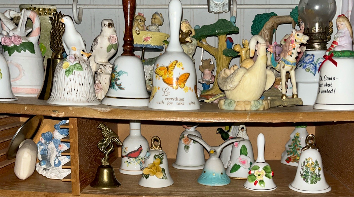 Vintage Enesco,Avon, Bone China ,Ceramic And Porcelain Bells