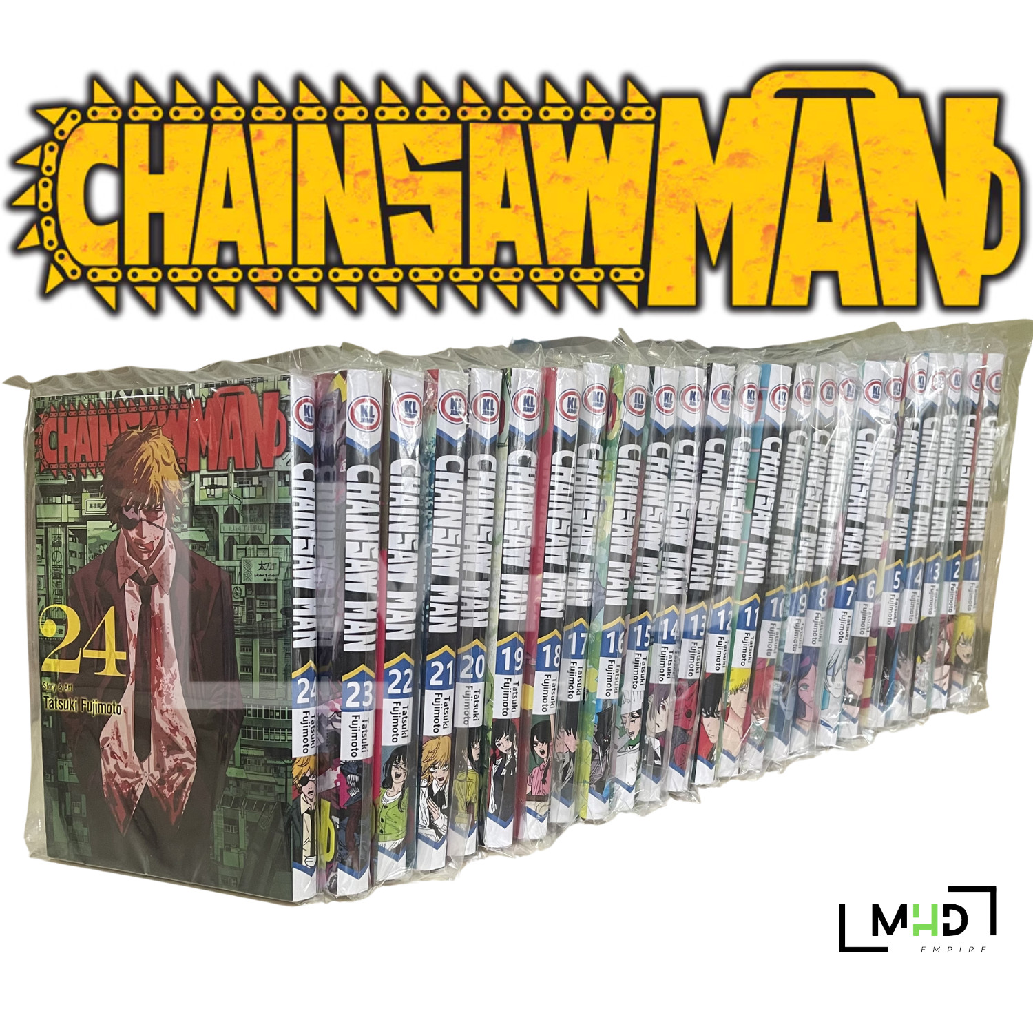 CHAINSAW MAN ENGLISH MANGA (HALF AND FULL SET: VOL. 1-24) -Free Express Shipping