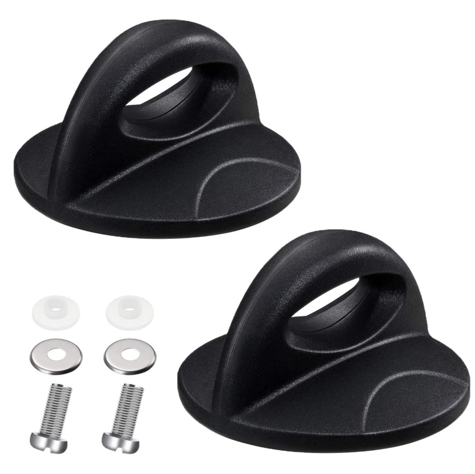 2 Pcs Universal Pot Lid Knob, Heat Resistant Knob 2.5 inches, Black 2 Pcs Universal Pot Lid Knob, Heat Resistant Knob 2.5 inches, Black