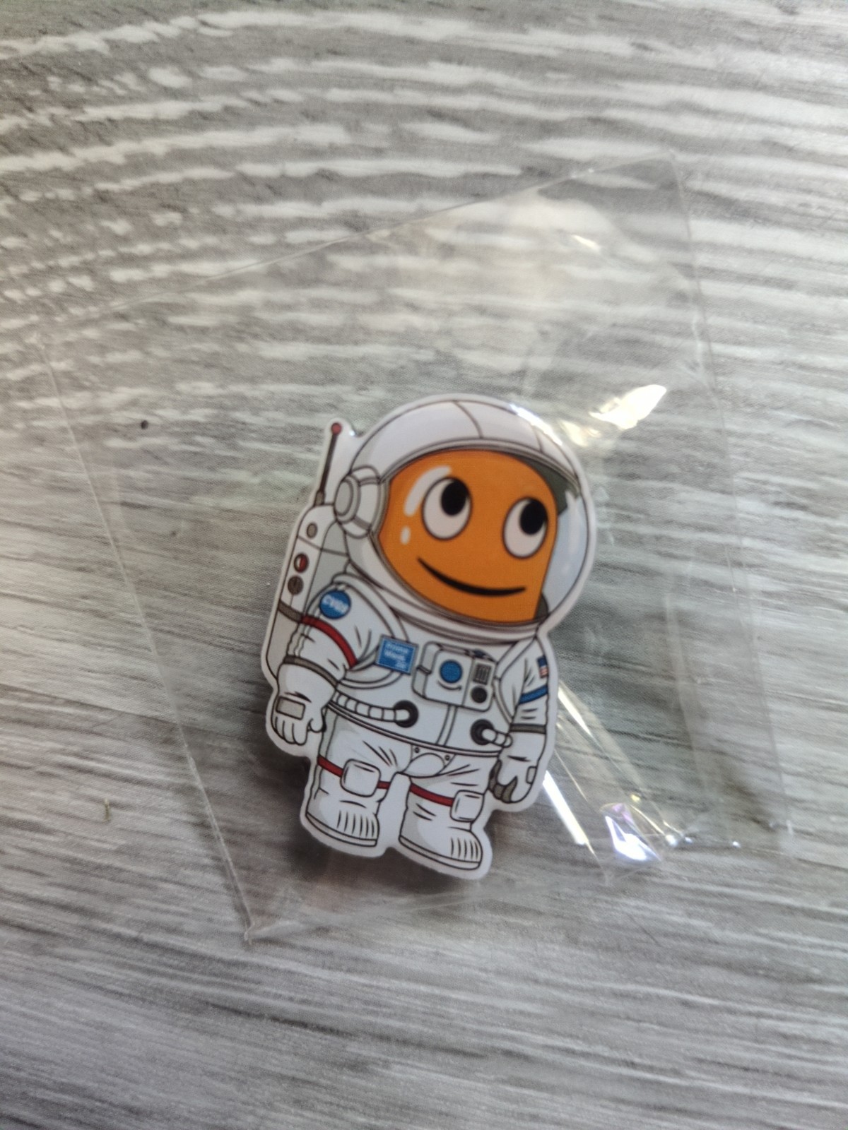 Amazon Peccy Pin Prime Day 2026 Employee Swag Button Astronaut Space NEW RARE