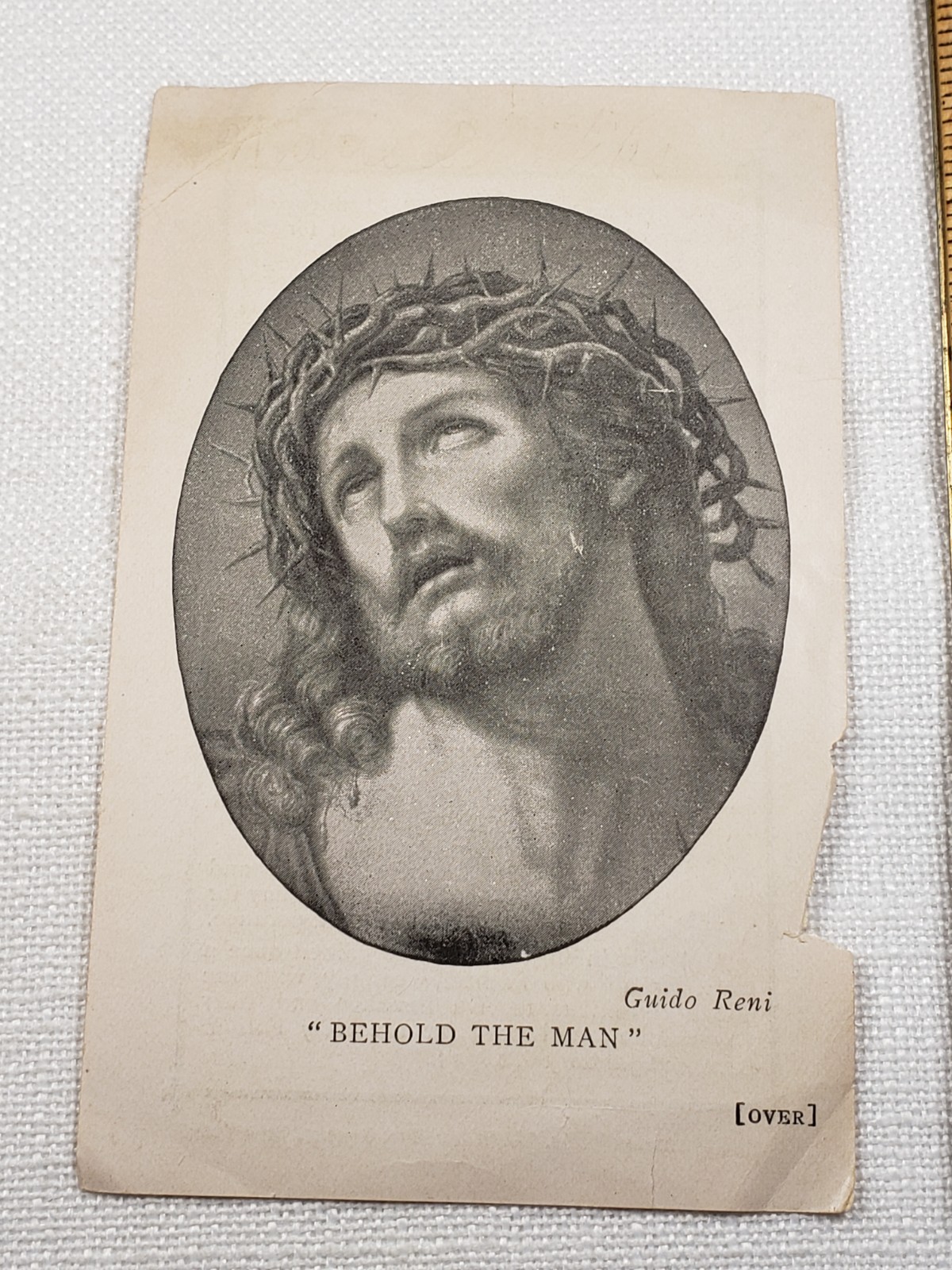 Vintage Holy Prayer Card Jesus Prayer Christian Religious Gift D36