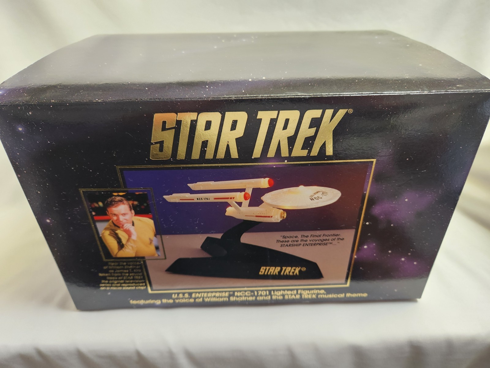 1993 Lighted Star Trek Next Gen USS Enterprise NCC-1701 by Willitts SEALED BOX